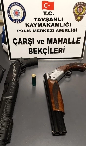 Tavşanlı’da pompalı tüfek ele geçirildi
