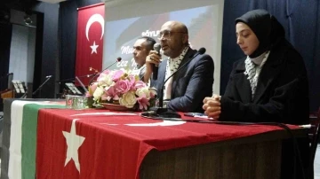 Tavşanlı’daki panelde &quot;Filistin Tarihi ve Son Gelişmeler&quot; anlatıldı
