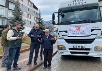 Tavşanlı’dan deprem bölgesine 27 ton kömür gönderildi
