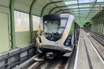 Tayvan'da inşaat vinci metronun üzerine düştü: 1 ölü, 8 yaralı