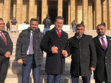 TDP Kilis İl Başkanı Curatoğlu ve yönetimi partilerinin kuruluş yıldönümü etkinliklerine katıldı