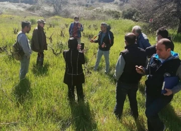 Tekirdağ Bağcılık Araştırma Enstitüsü, Çanakkaleli bağcıları bilgilendirdi
