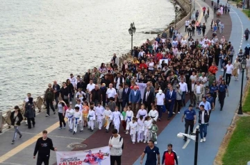 Tekirdağ’da Amatör Spor Haftası için kortej yürüyüşü
