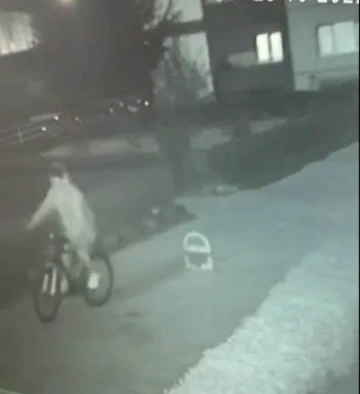 Tekirdağ’da bisiklet hırsızlığı saniye saniye görüntülendi
