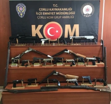 Tekirdağ’da kaçak silah imalatına dev operasyon: 42 adreste 26 gözaltı
