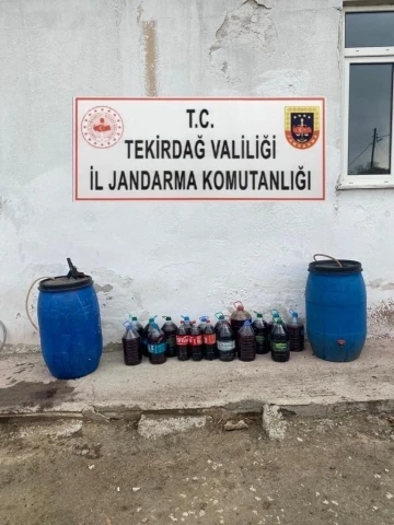 Tekirdağ’da sahte içkiye geçit yok: Yüzlerce litre ele geçirildi
