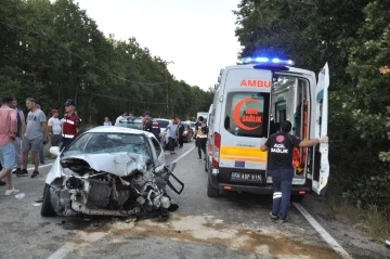 Tekirdağ’da trafik kazası: 1 ölü, 2 yaralı
