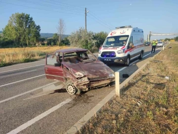 Tekirdağ’da trafik kazası: 1 yaralı
