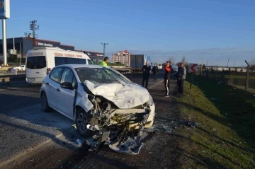 Tekirdağ’da trafik kazası: 2 yaralı
