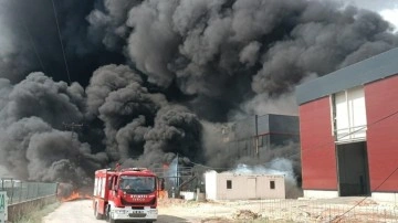 Tekirdağ'da kimya fabrikasında yangın