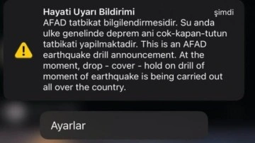 Telefona deprem bildirim mesajı gelmeyenler bu ayrıntıya dikkat!