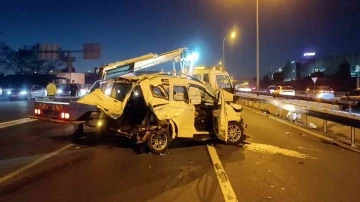 TEM’de sapağı kaçırmamak için şerit değiştiren sürücü kazaya sebep oldu: 3 yaralı
