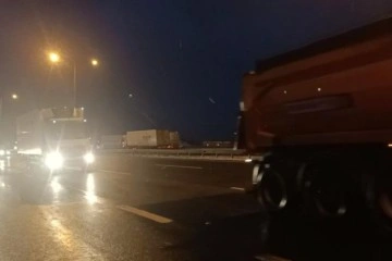 TEM'in Bolu geçişi 7 saatlik çalışma sonucunda trafiğe açıldı