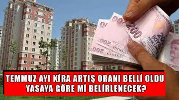 Temmuz ayı kira artış oranı belli oldu: Yasaya göre mi belirlenecek?