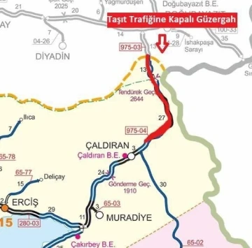 Tendürek Geçidi tipi nedeniyle trafiğe kapatıldı
