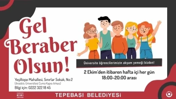 Tepebaşı’ndan öğrencilere yemek desteği
