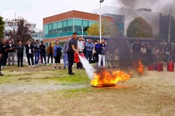 Tepebaşı personeline yangın eğitimi
