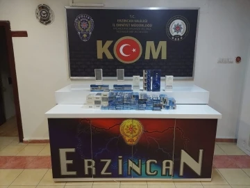 Tercan’da 496 paket kaçak sigara ele geçirildi
