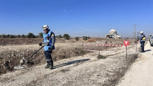 Terörden arındırılan Tel Rıfat'ta patlayıcı temizliği