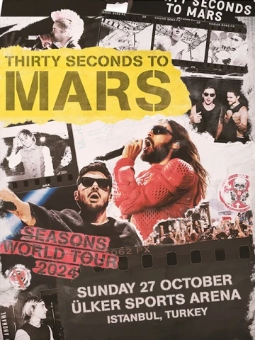 Thirty Seconds to Mars İstanbul’da
