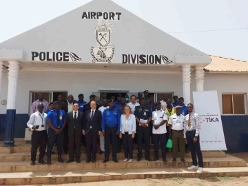 TİKA, Banjul Uluslararası Havaalanı polis birimini yeniledi
