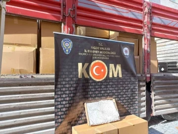 Tır Dorsesinde 3 milyon 250 bin adet makaron ele geçirildi
