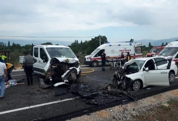 TOGG şantiye girişinde feci kaza
