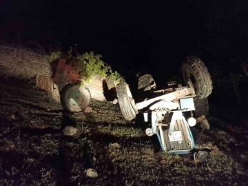 Tokat’ta devrilen traktörün sürücüsü hayatını kaybetti
