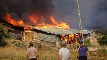 Tokat’ta korkutan yangın
