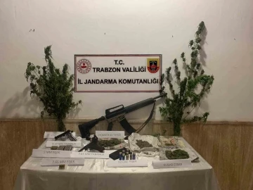 Trabzon’da jandarmadan uyuşturucu operasyonu
