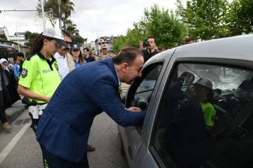 Trafik haftasında yaya güvenliğine dikkat çekildi
