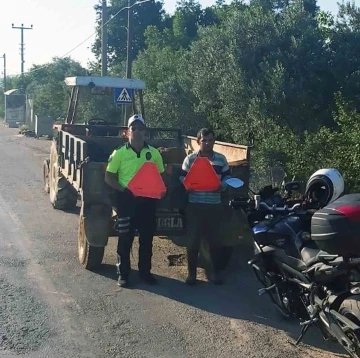 Trafikçilerden reflektör denetimi
