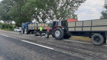 Traktör sürücülerine reflektör denetimi
