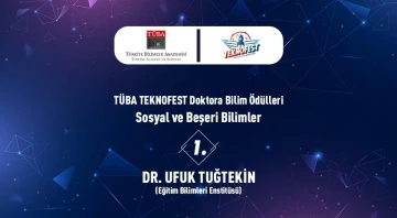 TÜBA TEKNOFEST’te Anadolu Üniversitesi öğrencisi birincilik ödülü kazandı
