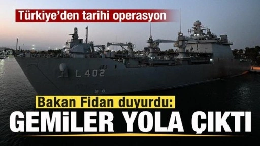 Türkiye'den Lübnan'da tarihi operasyon! Bakan Fidan duyurdu: Yola çıktı