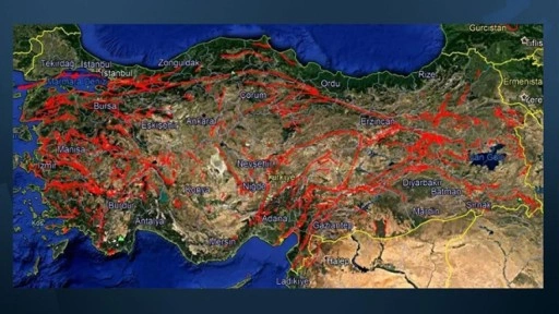 Türkiye diri fay haritası GÜNCEL! Diri fay geçen yüksek riskli il ve ilçeler nerelerdir?