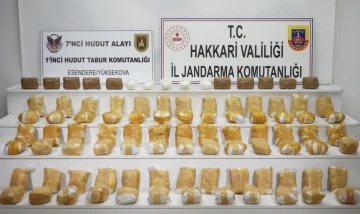 Türkiye-İran sınır hattında 94 kilo eroin ele geçirildi
