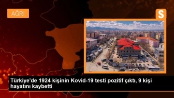 Türkiye'de 1924 kişinin Kovid-19 testi pozitif çıktı, 9 kişi hayatını kaybetti