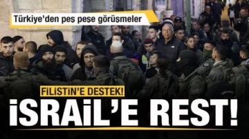 Türkiye'den peş peşe görüşmeler! İsrail'e rest, Filistin'e destek