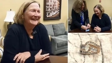Tuvalete düşürdüğü elmas yüzüğünü 13 yıl sonra buldu