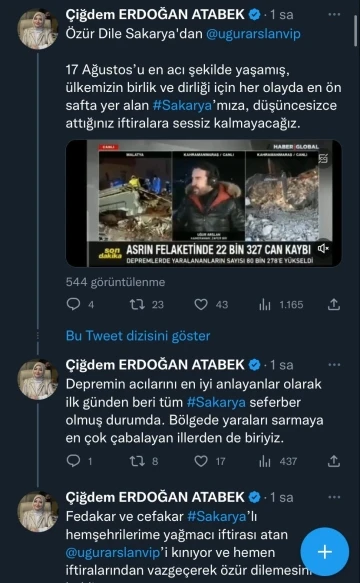 Uğur Arslan’ın ithamlarına tepkiler çığ gibi büyüyor
