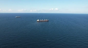 Ukrayna’dan hareket eden ‘Rojen’ isimli gemi dron ile görüntülendi

