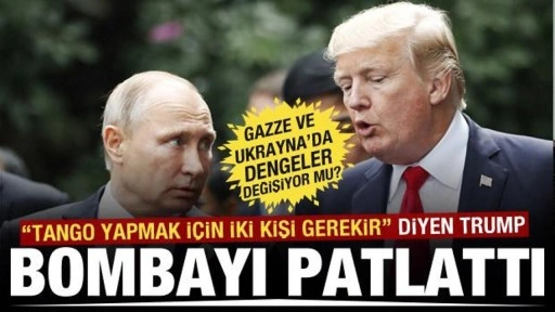 Ukrayna-Rusya savaşı bitti mi? Gazze'de dengeler değişiyor mu? Trump bombayı patlattı