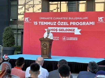 Ümraniye’de 15 Temmuz şehit ve gazileri için anma programı düzenledi
