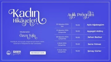 Üsküdar’da ‘Kadın Hikayeleri’ söyleşileri başlıyor
