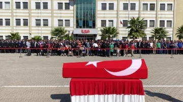 Uyuşturucu şüphelisinin şehit ettiği astsubay, memleketine uğurlandı