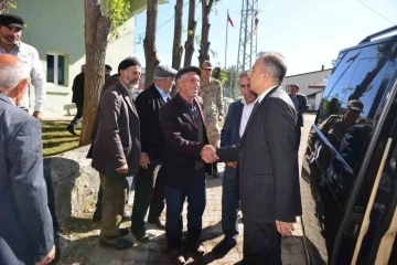 Vali Çiçek’ten köy ziyaretleri
