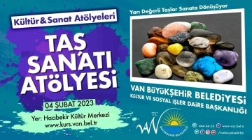 Van Büyükşehir Belediyesi taş sanatı kursu açıyor
