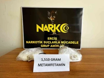 Van’da 1 kilo 510 gram metamfetamin ele geçirildi
