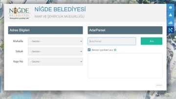 Vatandaş, Niğde Belediyesi’nin “e -imar uygulamasını”ndan memnun
